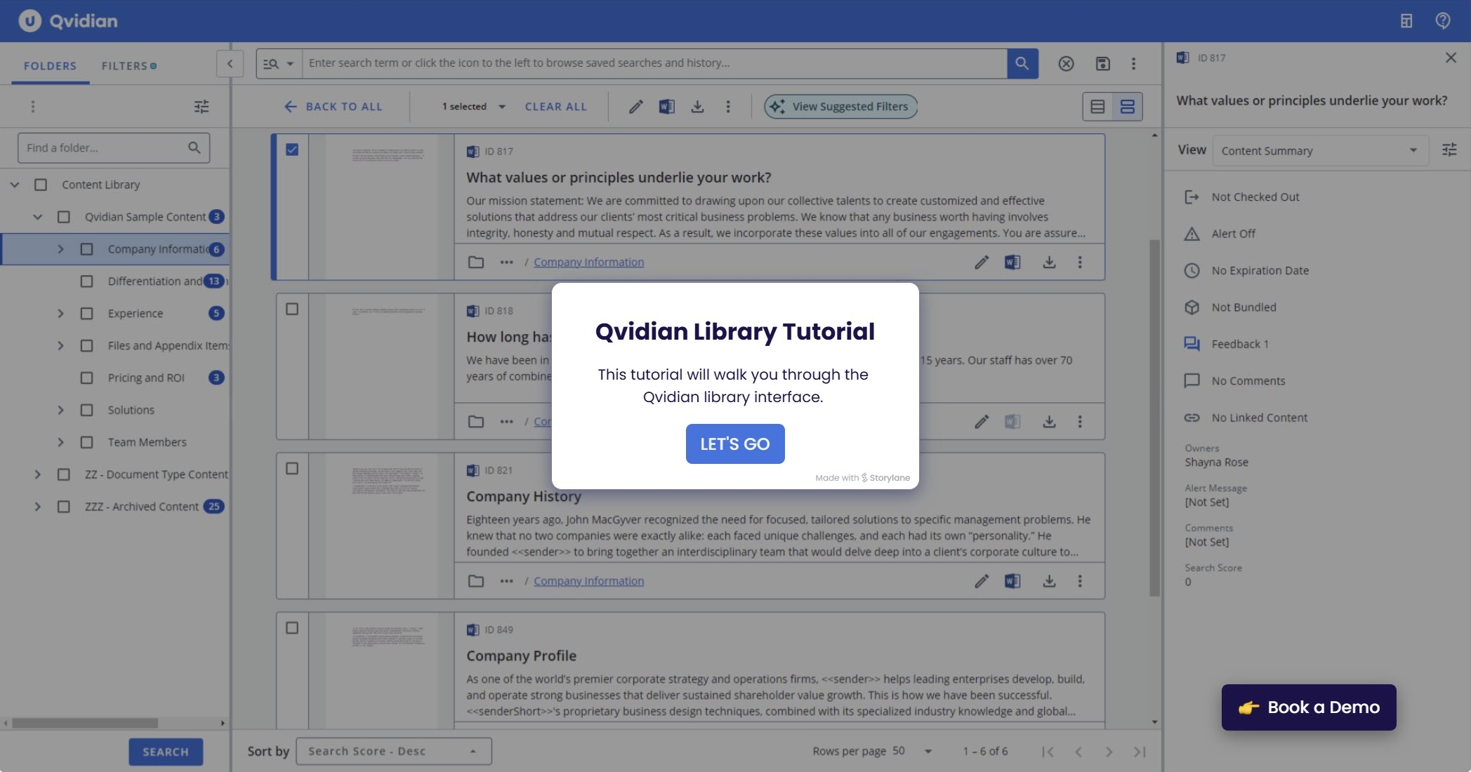 Qvidian Library Tutorial
